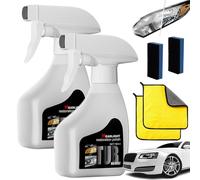 XUANXUANQZ Whimsyard Headlight Restorer, Whimsyard Headlight Cleaner, Automotive Headlights Renewal and Restoration Kit, Car Headlight Repair Fluid, 2025 New Car Headlight Refurbish Agent (2 Pcs)