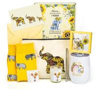 XUARU Elephant Gifts for Women,Sunflower Elephant Gift Sets for Mother’s Day ,Unique Birthday Gifts for Wife, Daughter, Best Friends, Teacher's Day, Wedding