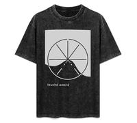XUBLCX Touche Amore Mono Mens Black T-Shirt Graphic Tee Printed Unisex Shirt 3XL