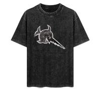XUBLCX U-96 German Submarine Movie Laughing Sawfish Mens Black T-Shirt Graphic Tee Printed Unisex Shirt M