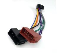 XUBOR 16Pin Car Stereo Radio Harness ISO for Alpine JVC Radio to ISO Radio Play Plug Auto Adapter Wiring Harness Connector Car Radio Adapter Cable