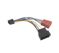 XUBOR 16Pin Car Stereo Radio Harness ISO for Alpine JVC Radio to ISO Radio Play Plug Auto Adapter Wiring Harness Connector Car Radio Adapter Cable