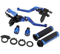XUBOR 22Mm Standard 7/8 CNC Adjustable Brake Clutch Master Cylinder Lever Set with Twist Throttle Handle Grips Replacement, for Majesty T3 T5 T6 Clutch Master Cylinder