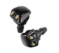 XUBOR 2pcs Car Front Windshield Washer Wiper Nozzle Vitara, for Swift, Ignis SX4 Baleno Ertiga Alto Grand Vitara Jimny S-Cross windscreen Washer Jet Windscreen Washer Nozzle(Black 2 pcs B Style)