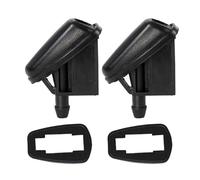 XUBOR 2Pcs Lot Front Windshield Wiper Washer Jet Nozzle, for Ford, for Focus, 3 2012-2018 Hood Water Sprayer BM5117666AB windscreen Washer Jet Windscreen Washer Nozzle
