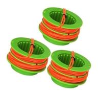 XUBOR 3Pcs Pre Wound Line Trimmer Spool Replacement, for EGO St1500 S ST1500E BC1500E Grass Lawn Mower Parts Strimmer Lawn Trimmer Line Spool Lawn Trimmer Line Spool