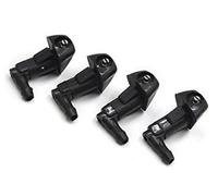 XUBOR 4 Pcs ABS Car Windshield Washer Wiper Water Spray Nozzle Heated Washer Nozzle