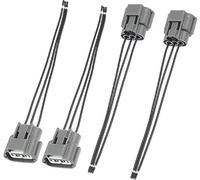 XUBOR 4pcs Ignition Coil Connectors Plug Wiring Harness Pigtail 3 Wire Ignition Wire
