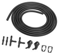 XUBOR 7pcs Car Front Windshield Washer Nozzles 2 Meters Hose 55157319AA,for Jeep, Liberty 2008-2012,for Dodge, Nitro 2007 2011 Heated Washer Nozzle