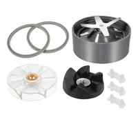 XUBOR 8 Pieces Blender Replacement Parts for 600W 900W Blender with Ice Blade/Rubber Sealing Gasket/Shock Pad Ect Blender Lid Blade Replacement