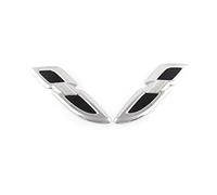 XUBOR Air Intake Grille Protective Cover 2pcs ABS Chrome Front Hood Lid Side Fender Vents Air Cover Decoration Shell, for Toyota, for RAV4, 2017 2018 Bonnet vents Air Vent Cover Trim