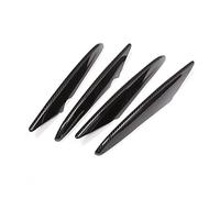 XUBOR Air Intake Grille Protective Cover 4Pcs ABS Chrome Car Air Intake Grille Strips Trim, for, GLC Class X253 GLC260 GLC300 2017 2018 2019 Bonnet vents Air Vent Cover Trim(BLACK Carbon Style)