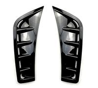 XUBOR Air Intake Grille Protective Cover Car Front Bumper Side Air Vent Trim Intake Canard Splitter Wheel Fender, for, GLC 2020+ GLC260 GLC300 Bonnet vents Air Vent Cover Trim(BLACK Glossy Black)