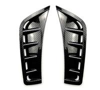 XUBOR Air Intake Grille Protective Cover Car Front Bumper Side Air Vent Trim Intake Canard Splitter Wheel Fender, for, GLC 2020+ GLC260 GLC300 Bonnet vents Air Vent Cover Trim(BLACK Carbon Look)