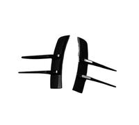 XUBOR Air Intake Grille Protective Cover, for, A Class W177 V177 A180 A200 Car Front Bumper Air Outlet Covers Trim Stickers Accessories Bonnet vents Air Vent Cover Trim(BLACK Black)