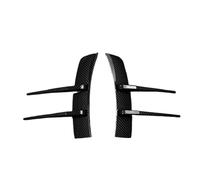 XUBOR Air Intake Grille Protective Cover, for, A Class W177 V177 A180 A200 Car Front Bumper Air Outlet Covers Trim Stickers Accessories Bonnet vents Air Vent Cover Trim(BLACK Carbon Fiber)