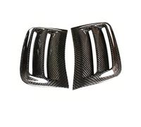 XUBOR Air Intake Grille Protective Cover, for, W204 C63 For AMG 2008-2011 Carbon Fiber Front Side Bumper Air Vent Trim Wheel Fender Hood Intake Frame Grill Cover Bonnet vents Air Vent Cover Trim