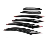 XUBOR Air Intake Grille Protective Cover Front Bumper Fog Light Air Vent Cover Trim Intake Side Spoiler Splitter Fin, for, C Class 2019 For AMG Bonnet vents Air Vent Cover Trim