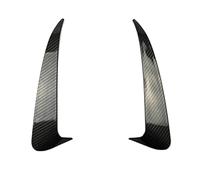 XUBOR Air Intake Grille Protective Cover Front Bumper Fog Light Intake Cover Spoiler Lip Rear Canard Air Vent Trim, for, W205 C-Class 2015 2016 2017 2018 Bonnet vents Air Vent Cover Trim(BLACK Rear)