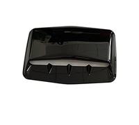 XUBOR Air Intake Grille Protective Cover Universal Car Air Flow Intake Hood Scoop Bonnet Vent Cover Stickers Decoration Styling Decorative Strip Trim Bonnet vents Air Vent Cover Trim(BLACK 1pcs Balck)