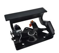 XUBOR Car Black Tailgate Handle & Bezel Set, for Chevrolet, for GMC C/K 1500 2500 3500 Pickup Truck 15991785 15991786 GM1916101 GM1915101 Car Interior Door Handle(Black Tailgate Handle)
