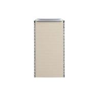 XUBOR Car Center Console Cover, for VOLVO, XC60 V60 S60 S60L Cup Holder Slide Roller Blinds Storage Box Trim Ring Strip Plating Parts cup holder for car Dashboard Roller Blind(Beige)
