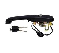 XUBOR Car Exterior Door Handles Black W/Keys, for Passat, B4 3A0839205A 3A0839206A 3A0837207C 3A0837208C 1994 1995 1996 1997 Car Interior Door Handle(Black Front Right)