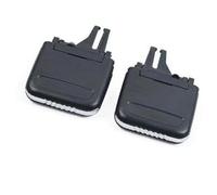XUBOR Car Front Rear Air Vent Central AC Vent Grille Slider Outlet Tab Clip, for CAYENNE, 2010-2016 Car Air Vent Clip(BLACK 2 pcs)