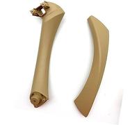XUBOR Car Inner Interior Door Handle 51419150340 Panel, for BMW E90 E91 3-Series Sedan Pull Trim Cover 51417230850 51419150335 Door Handle Frame Trim(Beige one the Right)