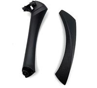 XUBOR Car Inner Interior Door Handle 51419150340 Panel, for BMW E90 E91 3-Series Sedan Pull Trim Cover 51417230850 51419150335 Door Handle Frame Trim(Black one the Right)