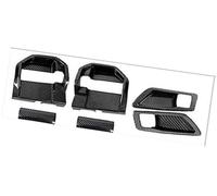 XUBOR Car Inner Interior Door Handle Auto Accessories, for Toyota, for Sienna Xl40 2021 2022, for Bezel Cover Sticker Gate Bowl Frame Trim Door Handle Frame Trim(Black 3)