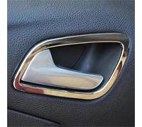 XUBOR Car Inner Interior Door Handle Chrome Bowl Catch Cover Trim Frame Molding Garnish, for Ford, for Escape, for Kuga 2013-2018 Door Handle Frame Trim