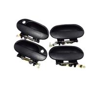 XUBOR Car Inside/Outside Black Door Handles, for Accent 1.5L 8265022000CA 8266022000CA 8365022000 8366022000 1995-1999 Car Interior Door Handle(Black Outside 4 Sides)