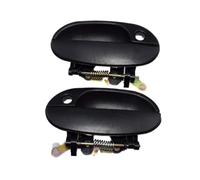 XUBOR Car Inside/Outside Black Door Handles, for Accent 1.5L 8265022000CA 8266022000CA 8365022000 8366022000 1995-1999 Car Interior Door Handle(Black Front Left and Right)