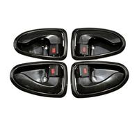 XUBOR Car Interior Inside Door Handle Black 82620-25000 82610-25000, for Accent, 2000 2001 2002 2003-2006 8262025000 8261025000 Car Interior Door Handle(Black A Set 4 Side)