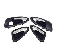 XUBOR Car Interior Inside Inner Door Handle Set 6J1837113A 6J1837114A 6J1837113A 6J4839114A, for Seat, Ibiza 1.2 1.4L1.6L 2.0L 2009-2017 Car Interior Door Handle(Black A Set of 4 Side)