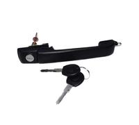 XUBOR Car Outside Door Handle with Keys Front/Rear/Left/Right, for Golf, for Vento, 1H0837207B 1H0837207C 1H4839205 1H0837207 Car Interior Door Handle(Black Front 1pcs)