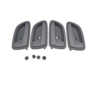 XUBOR Car Outside/Inside Door Handle 82610FD000 82620FD000, for Kia, for Rio 1.6L 82660FD010 82650FD010 83660FD010 83650FD010 2003-2005 Car Interior Door Handle(Inner a Set 4 Side Gray)