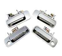 XUBOR Car Outside Outer Door Handle Silver 69220-AA010 69210-AA010, for Camry, 69230-AA010 69240-AA010 1997 1998 1999 2000-2001 Car Interior Door Handle(A Set 4 Sides Silver)
