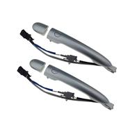 XUBOR Car Silver Outer Outside Door Handles, for Koleos, 2009-2018 80640-JY01B 80640-JY01A 80647-JY01A 80647JY01A Car Interior Door Handle(Rear Pair 2pcs Silver)