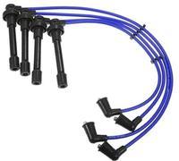 XUBOR Car Spark Plug Coil Wires Ignition Coil Harness Cable 7mm, for Civic, 1992-2000, for Civic, Del Sol 1993-1995 1.5L 1.6L No.32722P2FA01 Pack of 4 Ignition Wire