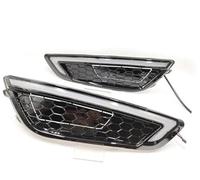 XUBOR Car Turn Signal Light 2PCS LED DRL Yellow Turn Signal Daytime Running Lights Fog Lamps Cover, for Focus, 2015 2016 2017 2018 Turn Signal Light