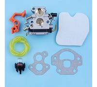 XUBOR Carburetor Carb Air Filter Primer Bulb Fuel Line Kit, for McCulloch, CS380 CS340 CS 340 380 Chainsaw Switch Lever Replacement Part Chainsaw Switch Kit