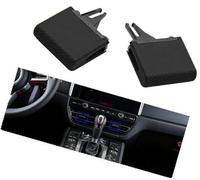 XUBOR Dashboard Air Vent Left Right AC Grille Outlet Tab Clip Repair Kit Rear Conditioner Paddle, for, 2018 2019 2020 2021 2022 Car Air Vent Clip(BLACK Central 2pcs)