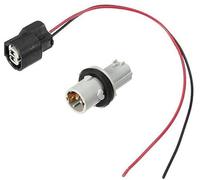 XUBOR Fender Turn Signal Socket with Wire Harness Turn Signal Lamp Socket Parking Light Bulb Socket, for CRV 2015-2016 ABS Gray Taillight Bracket