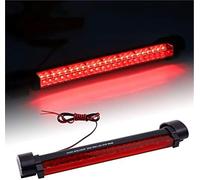 XUBOR For 13 Inch Third 3Rd Brake Light Universal 40Led Car Rear Stop 12V Tailgate Level Waterproof Tail Assemblies Third Brake Assembly(BLACK 24LED)