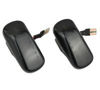 XUBOR For CRV, for Accord, for Civic, for JAZZ, Fit Stream Integra DC5 Auto Parts Side Marker Lamp Dynamic LED Turn Signal Light(BLACK Dynamic Smoked)