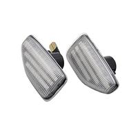 XUBOR For Dacia, for Logan MCV II Sandero Stepway II Duster, for Renault, LED Dynamic Side Marker Turn Signal Light 261601801R Side Marker Light(Dynamic Crystal)