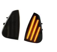 XUBOR For DODGE, for Charger 2006-2010 2Pcs/Pair LED Turn Signal Front Corner Side Lights 3 Rows LED Strips Car Signal Lamp Turn Signal Light