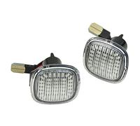 XUBOR For, for A3 A4 B5 A8 D2, for Skoda, for Octavia, for Mk1 Mk2, for Seat, for Ibiza, LED Dynamic Fender Turn Signal Light Side Marker Lamp 4D0949127 Side Marker Light(Dynamic Crystal)